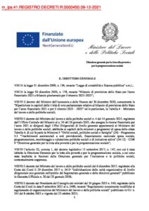 D.d. n. 450 del 09.12.2021