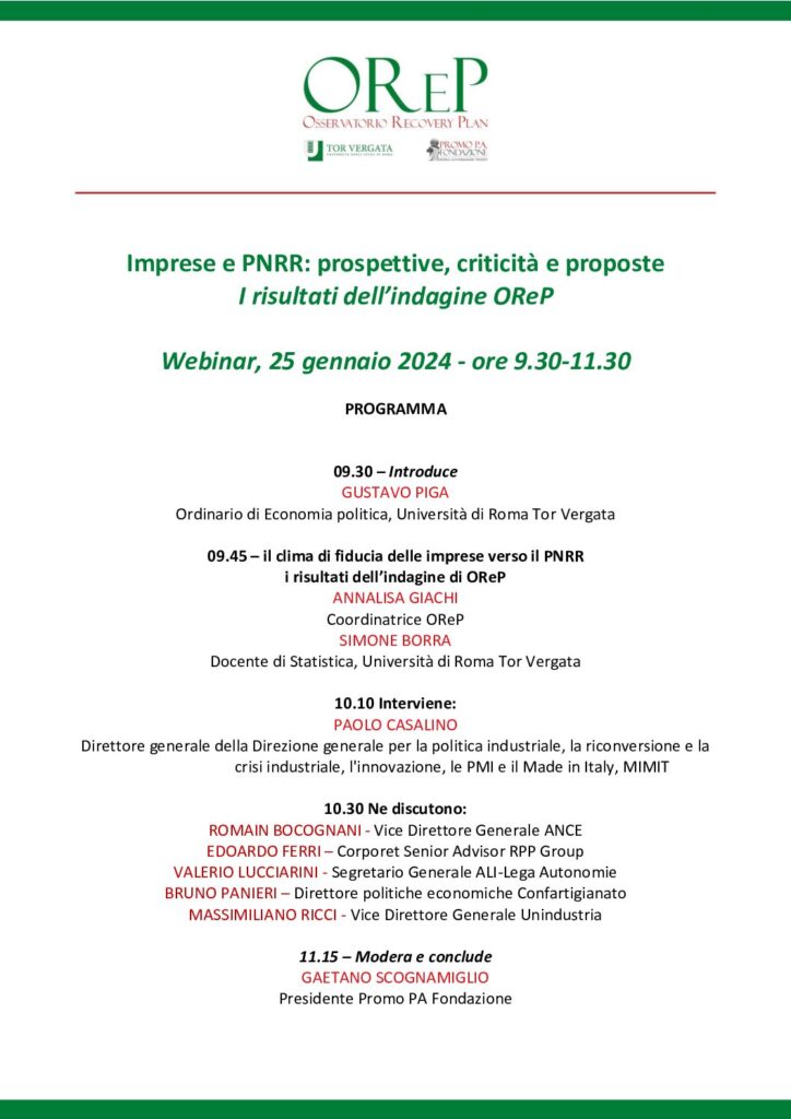 Webinar 25 01 24 Programma Def